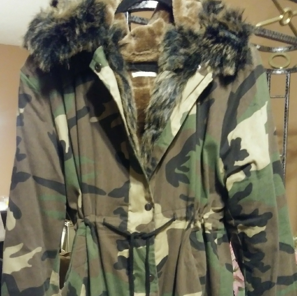 Camaflauge winter coat